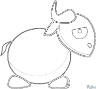 wildebeest Omalovánky K Vytištění